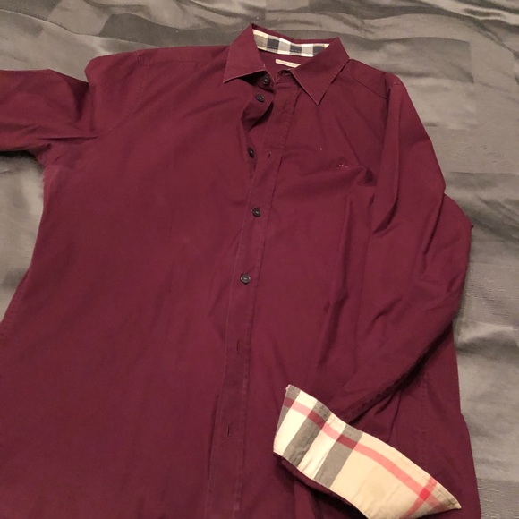 Burberry | Shirts | Burberry Burgundy 